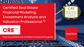 Certified Real Estate Financial Modeling, Investment Analysis and Valuation Professional (CRE™)