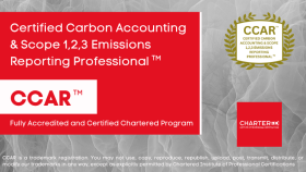 Certified Carbon Accounting & Scope 1,2,3 Emissions Reporting Professional (CCAR™)